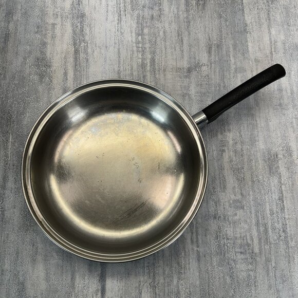 Vintage Vollrath LO-HEET Aristocrat Stainless Steel 10” Skillet Sauce Pan No Lid - Picture 2 of 10